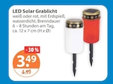 LED Solar Grablicht von  im aktuellen V-Markt Prospekt für 3,49 €