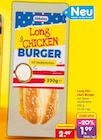 Aktuelle Fertiggerichte Angebote bei Netto Marken-Discount in Nürnberg Aktuelles Long Chicken Burger Angebot bei Netto Marken-Discount in Nürnberg ab 1,99 €