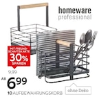 Aufbewahrungskorb „Modern Kitchen“ im XXXLutz Möbelhäuser Prospekt Aufbewahrungskorb „Modern Kitchen“ von Homeware Professional im aktuellen XXXLutz Möbelhäuser Prospekt für 6,99 €