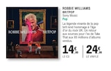 Robbie Williams Britpop à 14,99 € dans le catalogue E.Leclerc