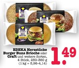 Burger Buns Brioche Angebote von EDEKA Herzstücke bei E center Wiesbaden für 1,49 €