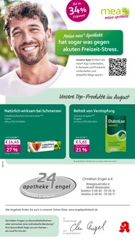 mea - meine apotheke Prospekt der KW 31 "Unsere August-Angebote" Aktueller mea - meine apotheke Prospekt "Unsere August-Angebote" Seite 1 von 4 Seiten