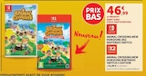 Animal crossing:new horizons jeu - NINTENDO SWITCH en promo chez Hyper U Angers à 46,99 €