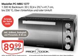 Maxiofen PC-MBG 1277 im Angebot bei GLOBUS in Ludwigshafen Maxiofen PC-MBG 1277 Angebote von PROFI COOK bei GLOBUS Ludwigshafen für 89,99 €