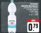 natürliches Mineralwasser im Angebot bei EDEKA in Nürnberg natürliches Mineralwasser Angebote von Gerolsteiner bei EDEKA Nürnberg für 0,79 €