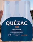 Eau Minérale Naturelle Gazeuse - QUEZAC - Super U à Montpellier Eau Minérale Naturelle Gazeuse - QUEZAC en promo chez Super U Montpellier à 0,89 €