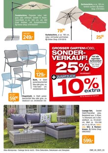 Sonnenschirm im Opti-Wohnwelt Prospekt "Summer Sale" mit 48 Seiten (Bremerhaven)