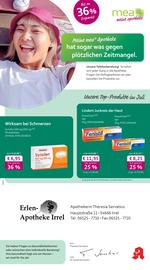 mea - meine apotheke Apotheken Prospekt der aktuellen Woche mit 4 Seiten, gültig von 01.07.2026 bis 31.07.2026, in Irrel und Umgebung Aktueller mea - meine apotheke Apotheken Prospekt in Irrel und Umgebung, "Unsere Juli-Angebote" mit 4 Seiten, 01.07.2026 - 31.07.2026