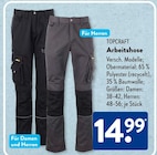 Arbeitshose Damen Angebote von TOPCRAFT bei ALDI SÜD Krefeld für 14,99 €