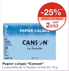 Papier calque - Canson en promo chez Monoprix Mulhouse à 2,63 €