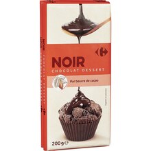 Carrefour Angers - Chocolat noir DESSERT Promo Chocolat noir DESSERT dans le catalogue Carrefour "Prix engagé : Carrefour, partenaire de votre budget" à Angers