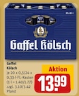 Kölsch im Angebot bei REWE in Hürth Kölsch Angebote von Gaffel bei REWE Hürth für 13,99 €
