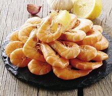 Plat Préparé dans le catalogue Casino Supermarchés Crevettes cuites BIO à 14,99 € en promo chez Casino Supermarchés