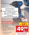 Akku-Schlagschrauber 20V BC-IW350-X von Scheppach für 49,99 € bei Netto Marken-Discount im Angebot Akku-Schlagschrauber 20V BC-IW350-X von Scheppach im aktuellen Netto Marken-Discount Prospekt