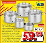 Topfset „Jaspis“ im Segmüller Prospekt Topfset „Jaspis“ von ELO im aktuellen Segmüller Prospekt für 59,99 €