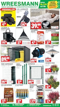 Wreesmann Prospekt der KW 38 "DEIN SAISON- & SONDERPOSTENMARKT!" Aktueller Wreesmann Prospekt "DEIN SAISON- & SONDERPOSTENMARKT!" Seite 1 von 8 Seiten