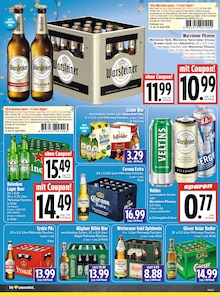 Bier im EDEKA Prospekt "Aktuelle Angebote" mit 20 Seiten (Gießen)