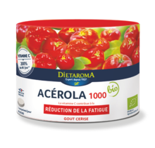 NaturéO Valenton - Pot acerola 1000 cerise 60 comprimés Promo Pot acerola 1000 cerise 60 comprimés dans le catalogue NaturéO "-50% sur le 2ème produit identique" à Valenton
