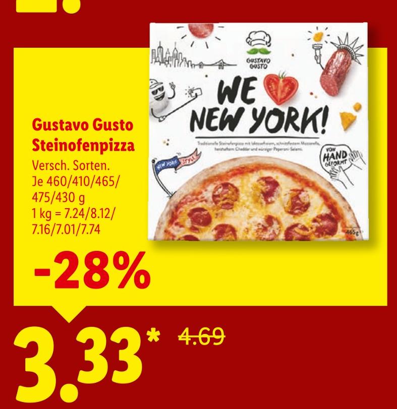 Steinofenpizza