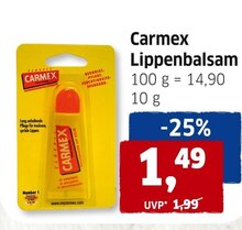 Gesichtspflege von Carmex bei BUDNI Gesichtspflege von Carmex für 1,49 € bei BUDNI im Prospekt "BUDNI - Dein Drogeriemarkt"