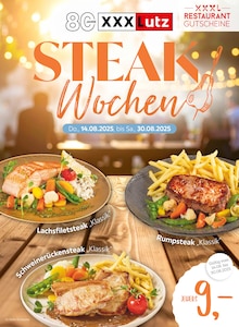 Steak im XXXLutz Möbelhäuser Prospekt "STEAK Wochen" mit 12 Seiten (Heidelberg)