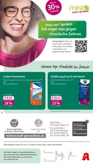 Aktueller mea - meine apotheke Prospekt "Unsere Januar-Angebote" für Bitz Aktueller mea - meine apotheke Prospekt für Bitz mit Seiten