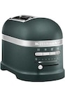 Grille pain Kitchenaid 5KMT2204EPP VERT SAPIN - Kitchenaid en promo chez Darty Grille pain Kitchenaid 5KMT2204EPP VERT SAPIN - Kitchenaid dans le catalogue Darty