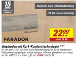 Vinylboden mit Kork-Komforttechnologie im Angebot bei toom Baumarkt in Singen Vinylboden mit Kork-Komforttechnologie Angebote von PARADOR bei toom Baumarkt Singen für 22,99 €