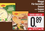 Aktuelles Spargel Cremesuppe Angebot bei E center in Augsburg ab 0,89 €