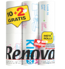 10 + 2 rouleaux essuie-tout - RENOVA en promo chez Stokomani 10 + 2 rouleaux essuie-tout - RENOVA dans le catalogue Stokomani