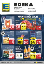 EDEKA Prospekt für Wermelskirchen mit 24 Seiten EDEKA Prospekt für Wermelskirchen: "Aktuelle Angebote", 24 Seiten, 22.06.2026 - 27.06.2026
