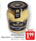 EDEKA Rangendingen - Originale Dijon Senf Angebot im Prospekt Originale Dijon Senf bei EDEKA im Rangendingen Prospekt für 1,99 €