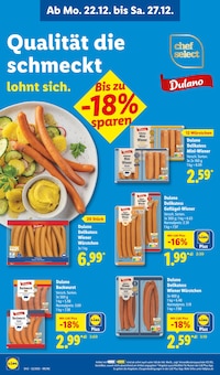 Wiener Würstchen im aktuellen Lidl Prospekt (Essen) Wiener Würstchen im Lidl Prospekt "LIDL LOHNT SICH" mit 57 Seiten (Essen)