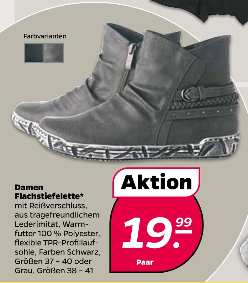 NETTO mit dem Scottie Ziezow - Damen Flachstiefelette Damen Flachstiefelette Angebot bei NETTO mit dem Scottie Ziezow im Prospekt Günstig. Besser. Für Dich.