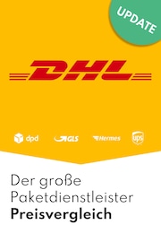 DHL Paketshop Prospekt mit 5 Seiten