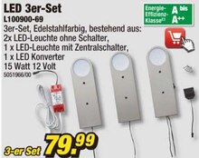 POCO Mainz - LED 3er-Set L100900-69 LED 3er-Set L100900-69 Angebot bei POCO Mainz im Prospekt "Meine Küche"