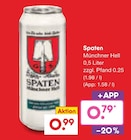 Münchner Hell Angebote von Spaten bei Netto Marken-Discount Oranienburg für 0,79 €