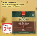 Kaffeepads im Angebot bei GLOBUS in Gera Kaffeepads Angebote von Jacobs bei GLOBUS Gera für 2,49 €