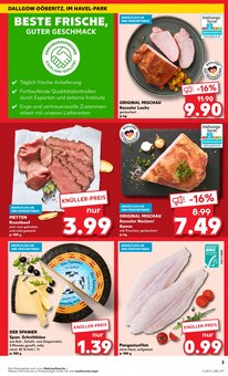 Schweinefleisch im Kaufland Prospekt "Sonderbeilage" mit 8 Seiten (Potsdam)