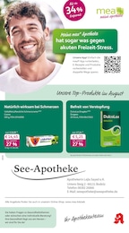 Apotheken Prospekt von mea - meine apotheke Sigmarszell mea - meine apotheke Prospekt: "Unsere August-Angebote", 4 Seiten, 01.08.2026 - 31.08.2026
