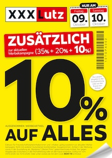 XXXLutz Prospekt 10% AUF ALLES mit  Seiten in Neu Boltenhagen und Umgebung
