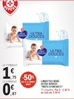 Lingettes bébé ultra douces - MOTS D'ENFANTS - E.Leclerc Lingettes bébé ultra douces - MOTS D'ENFANTS à 0,87 € dans le catalogue E.Leclerc