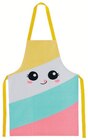 Tablier coton kawaii en promo chez Hyper U Garges-lès-Gonesse à 4,99 €