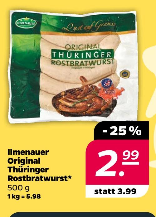 Original Thüringer Rostbratwurst