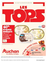 Catalogue Supermarchés de Auchan Hypermarché à Saint-Féliu-d'Avall, avec 54 pages Prospectus Supermarchés de Auchan Hypermarché à Saint-Féliu-d'Avall: "LES TOPS", 54 pages, 07/07/2026 - 19/07/2026
