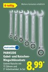Gabel- und Ratschen-Ringschlüsselsatz im Lidl Prospekt Gabel- und Ratschen-Ringschlüsselsatz von PARKSIDE im aktuellen Lidl Prospekt für 8,99 €