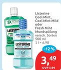 Mundspülung von Listerine im aktuellen budni Prospekt
