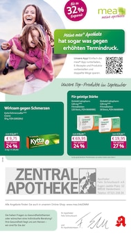 mea - meine apotheke Prospekt der KW 39 "Unsere September-Angebote" Aktueller mea - meine apotheke Prospekt "Unsere September-Angebote" Seite 1 von 4 Seiten