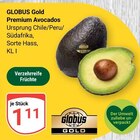 Premium Avocados im Angebot bei GLOBUS in Wetzlar Premium Avocados Angebote von Globus Gold bei GLOBUS Wetzlar für 1,11 €