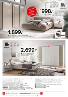 Bett im XXXLutz Möbelhäuser Prospekt "BBQ-Time!" mit 24 Seiten (Aachen)